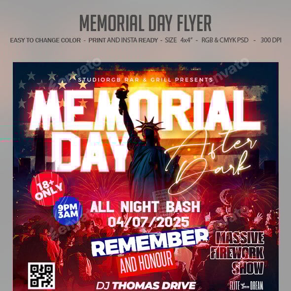 Memorial Day Flyer