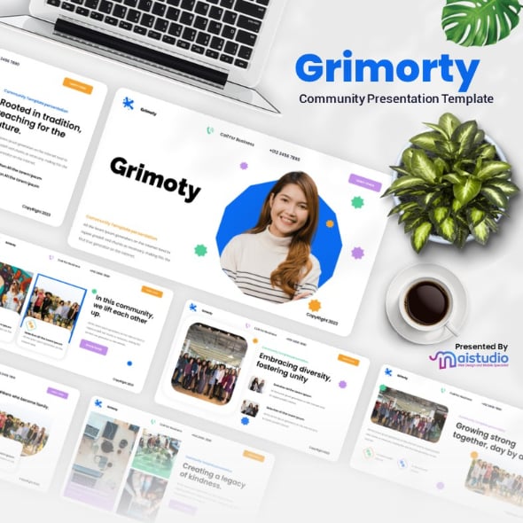 Grimorty - Community Class and Social Meetup Keynote Template