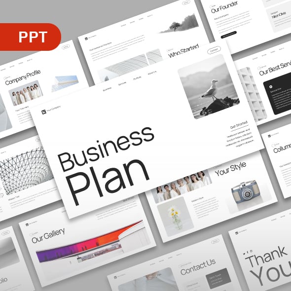 Pollos - Modern Business Plan Presentation Template