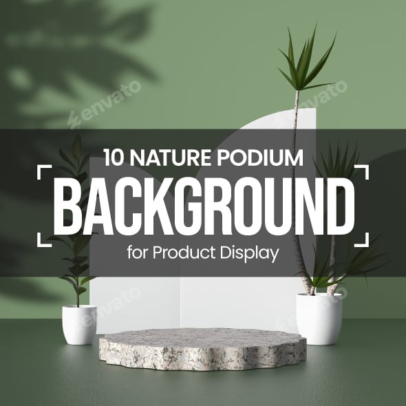 Nature Podium Background