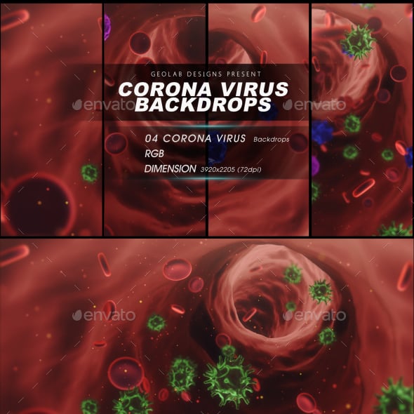 Corona Virus Backdrops l Virus Backdrops l Medical Backdrops l Healthcare Backdrops