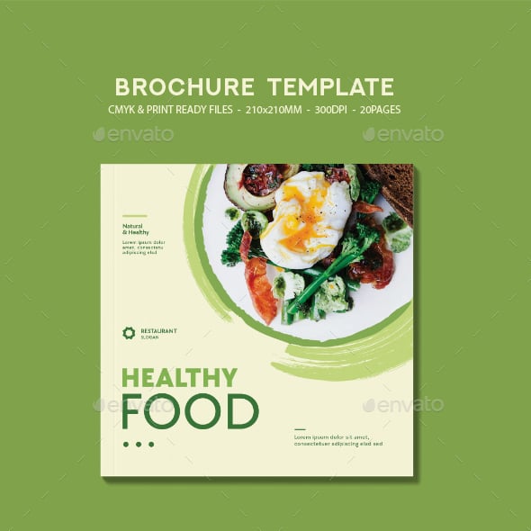 Healthy Food Restaurant Brochure