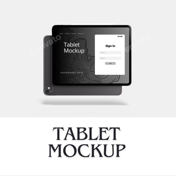 Tablet Mockup Set V2