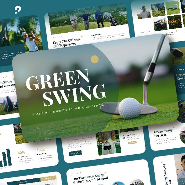 GreenSwing - Golf & Multipurpose Powerpoint Template