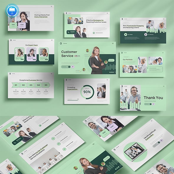 Custome Service Keynote Presentation Template