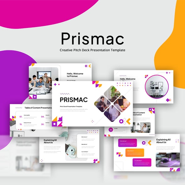 Prismac - Creative Pitch Deck Keynote Template