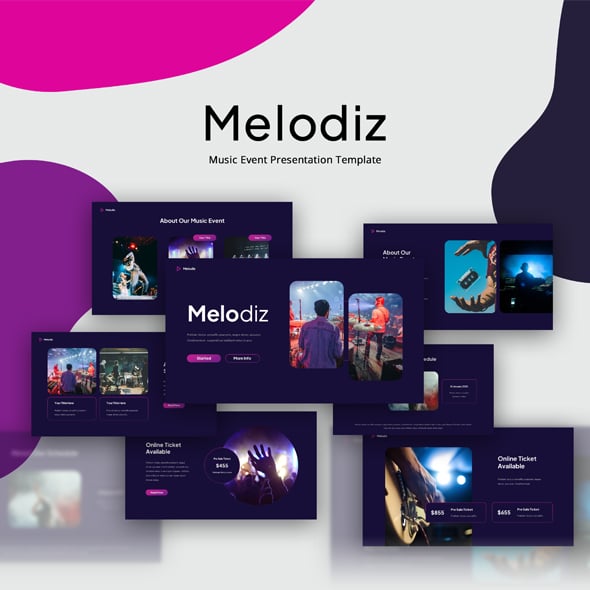 Melodiz - Music Event Keynote Template