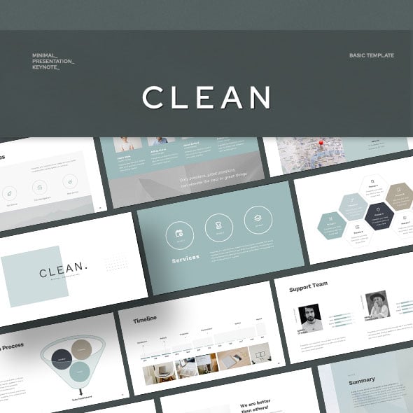 Clean Creative Keynote Presentation