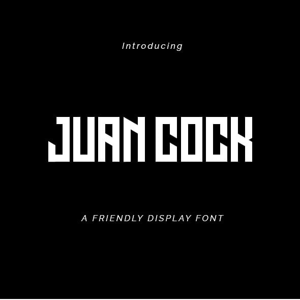 Juan Cock Font
