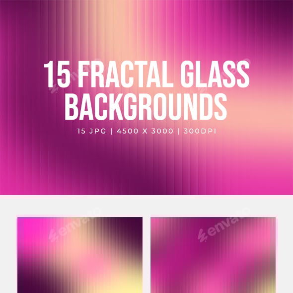 15 Fractal Glass Background