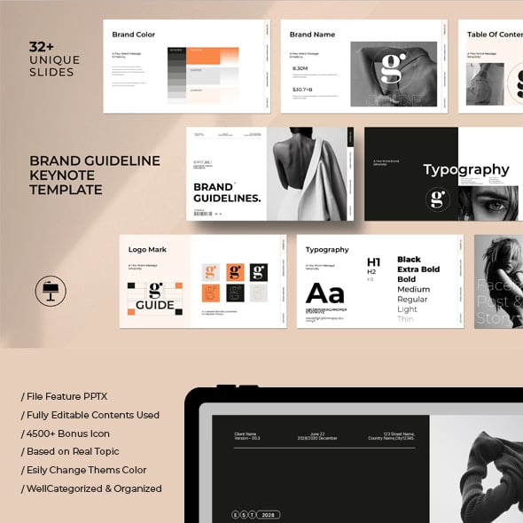Brand Guideline Keynote Template
