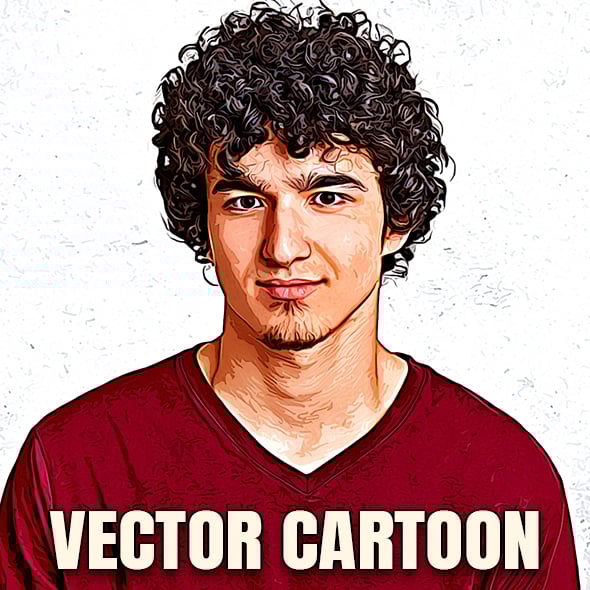 Vector Cartoon Art Effect - Photoshop Action