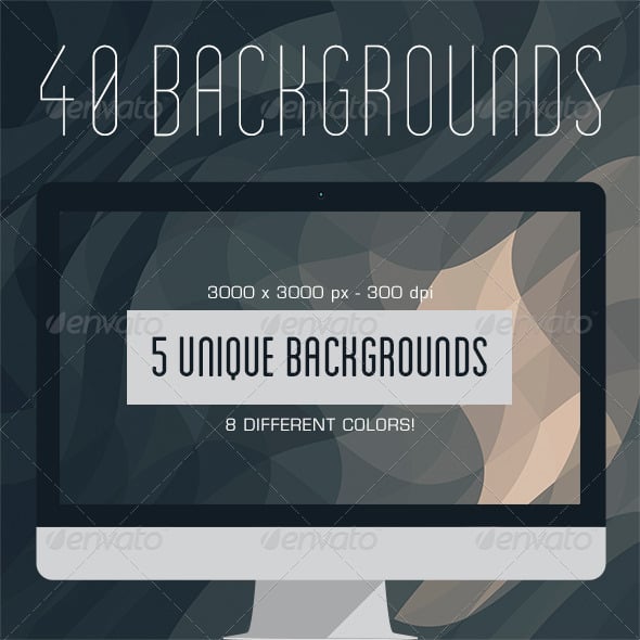 40 Geometric Backgrounds