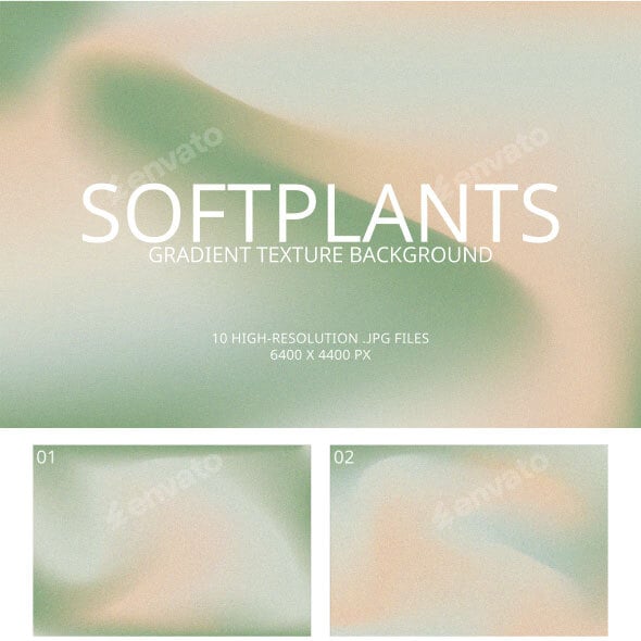 Softplants Gradient Texture Background