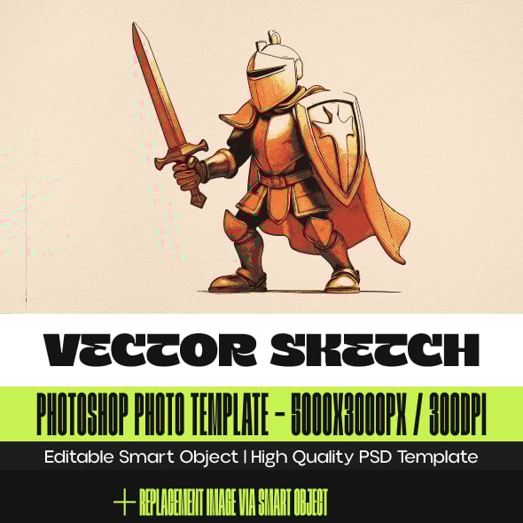 Vector Sketch Photo Effect