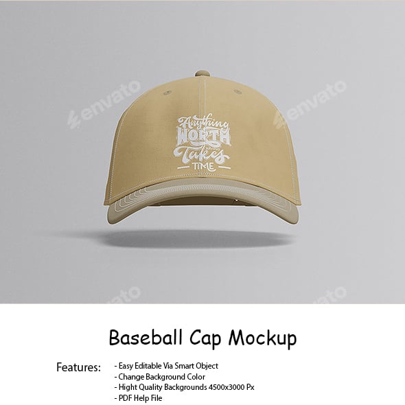 Baseball Cap Mockup