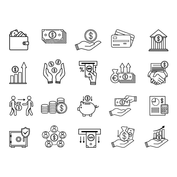 Finance Icons Set
