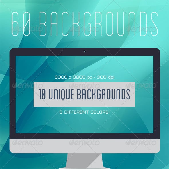 60 Abstract Curves Background