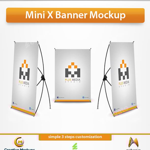 Mini X Banner Mockup
